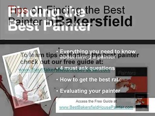 Best Bakersfield House Painter Free Report