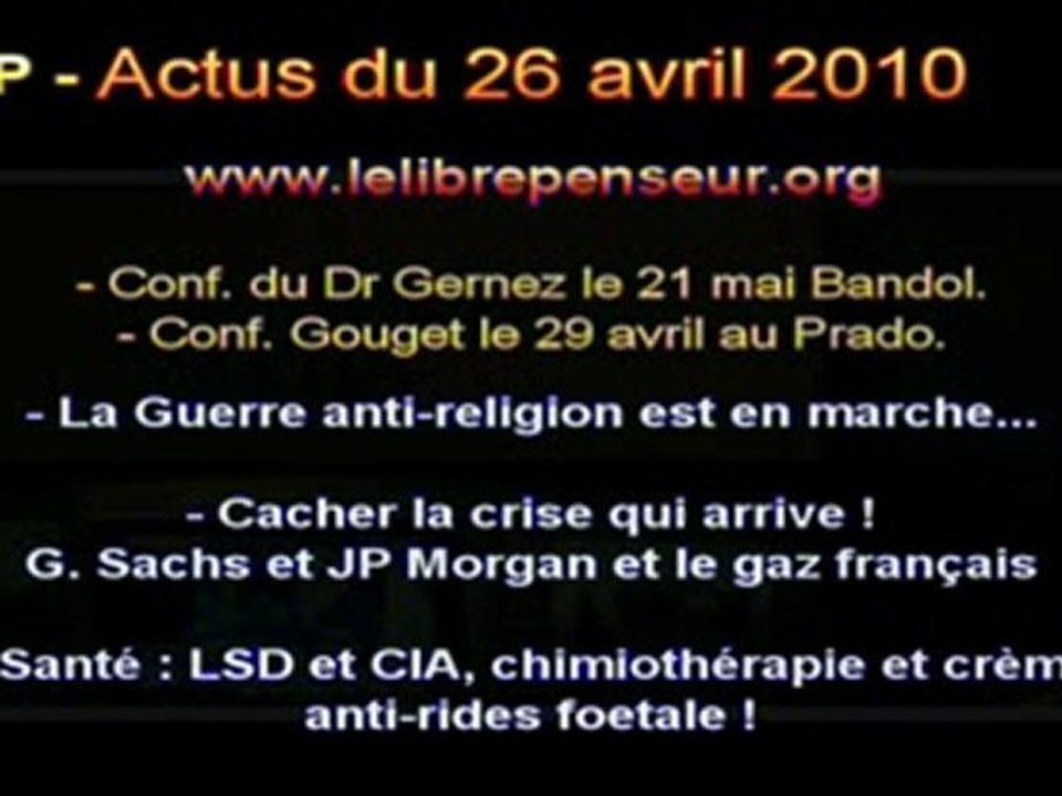 LLP Actus du 26 Avril 2010