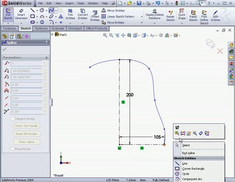solidworks Tutorials Outline Sketch