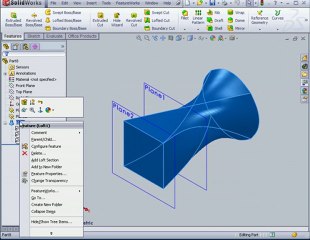 solidworks   FeatureWorks surface design