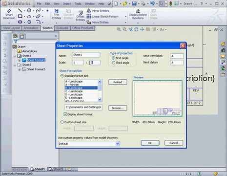 solidworks Tutorials Title Block Drawing