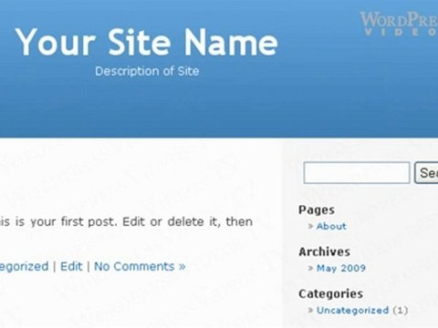 How to Use WordPress Widgets in the Sidebar - WordpressVideo