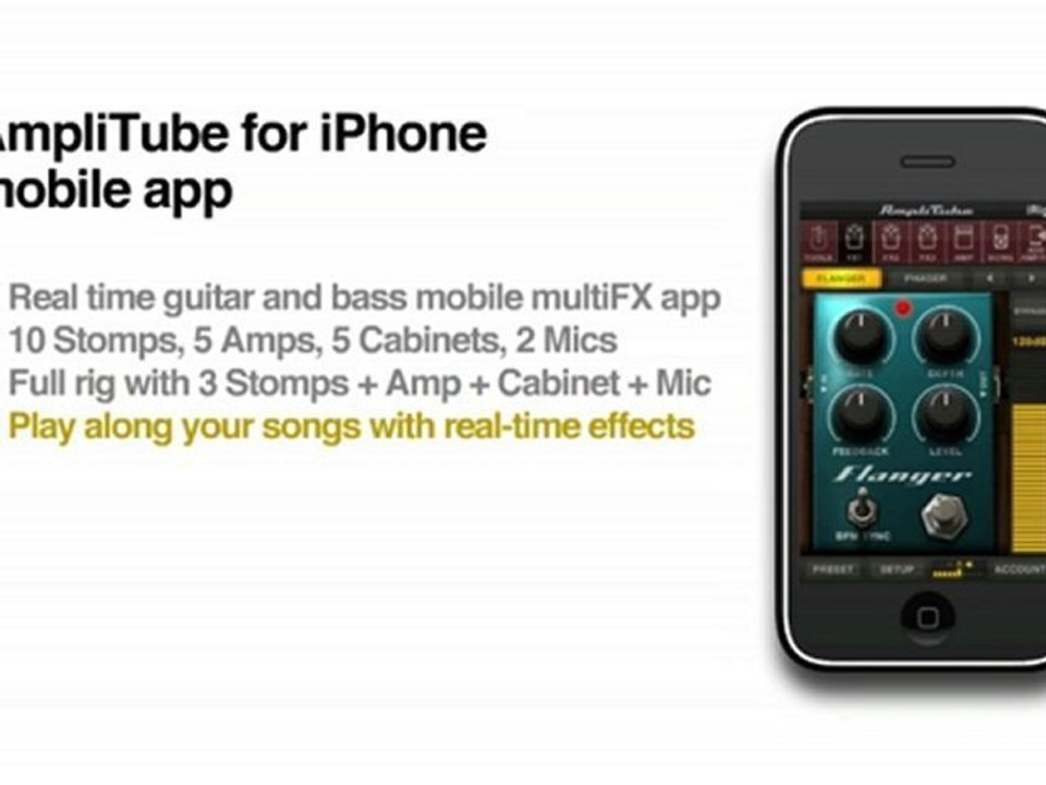 Plug guitar into your iPhone/iPad- AmplITube iRig