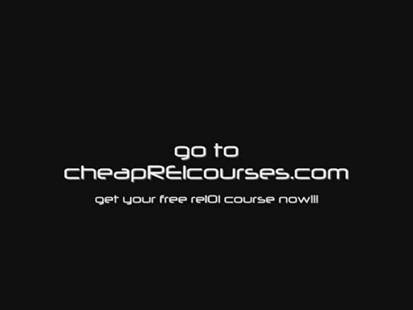 ⁣free real estate 101 course