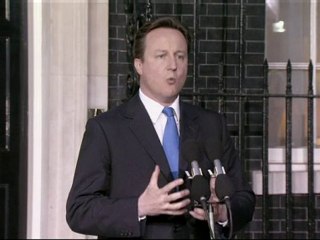 David Cameron enters No10 as Prime Minister