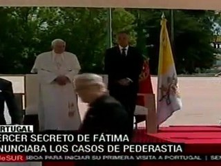Tercer secreto de Fátima anunciaba los casos de pederastia:
