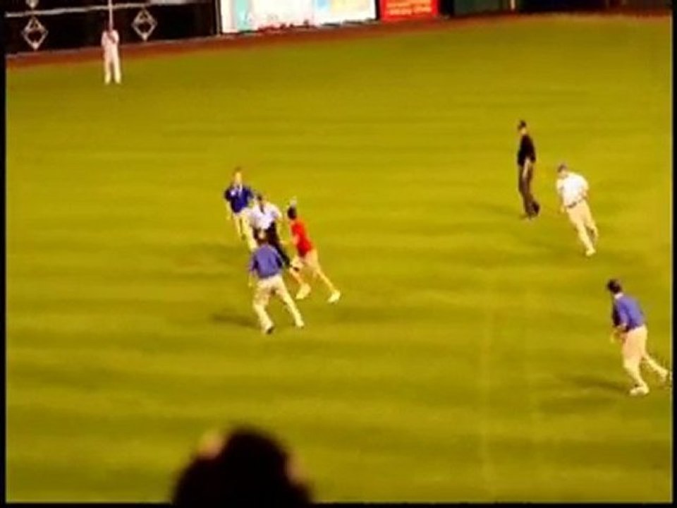 Phillies fan tasered for running on the field