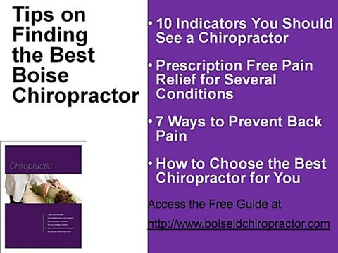 Boise, ID Chiropractor Chiropractic
