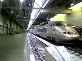 TGV en gare de Montparnasse!