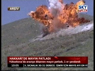 Hakkari'de Mayın Patladı