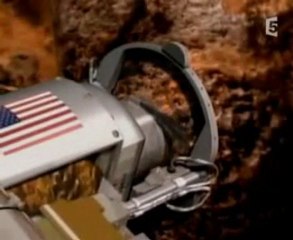 Espace terre lune mars