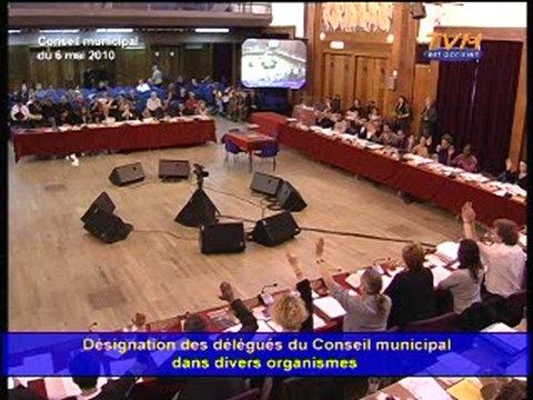 CONSEIL MUNICIPAL MONTREUIL (06/05/2010) - Points 3 à 5