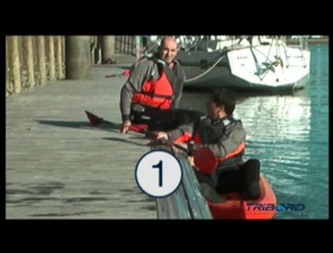 Kayak : Embarquer depuis un ponton - Vidéo coach Tribord
