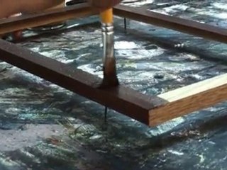 Encadreur d'art et de création à Paris - Motif d'atelier