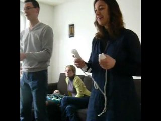 Partie de Lapins Crétins sur Wii chez Tonio