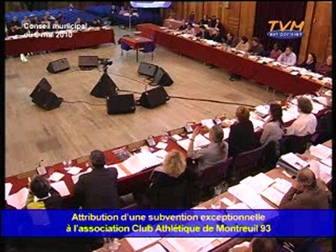 CONSEIL MUNICIPAL MONTREUIL (06/05/2010) - Point 15