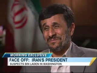 AHMADINEJAD: "OUSSAMA BEN LADEN EST A WASHINGTON DC"