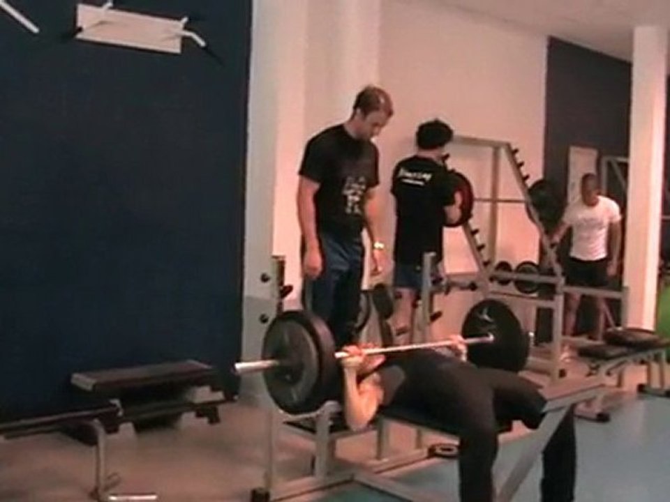 Developpé couché 135kg raté