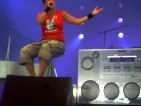 Diam's au solidays le 9 juillet 2006