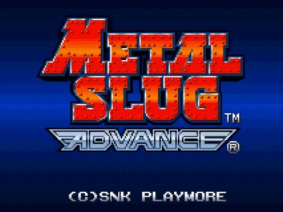 metal slug advance [gameboy advance] videotest