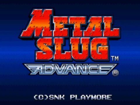 metal slug advance [gameboy advance] videotest