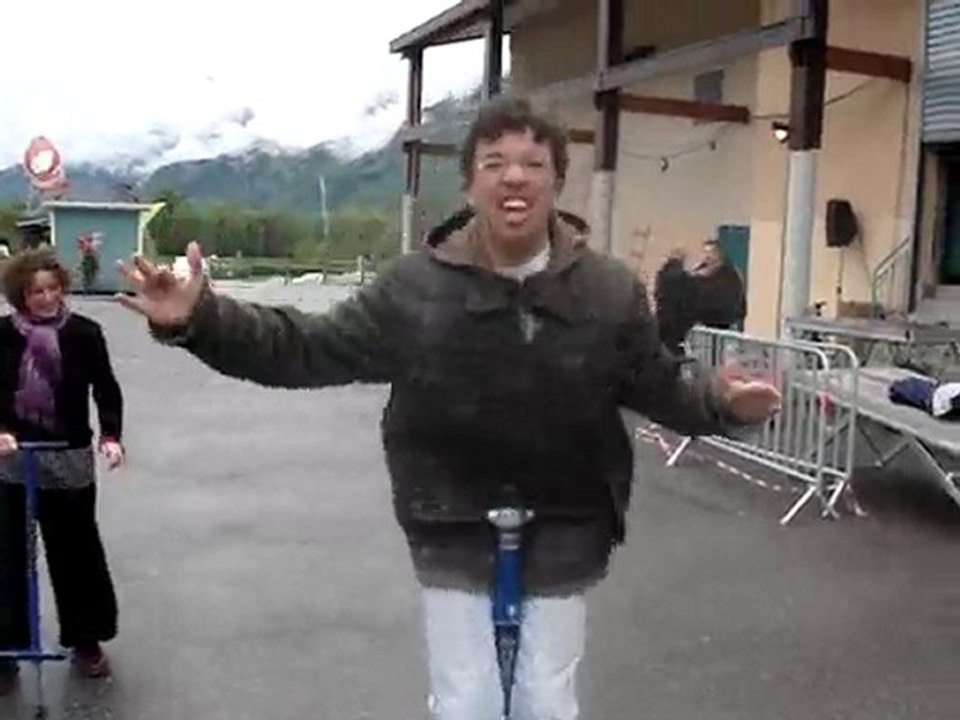 Laetitia et Amaury sur la jump Machine