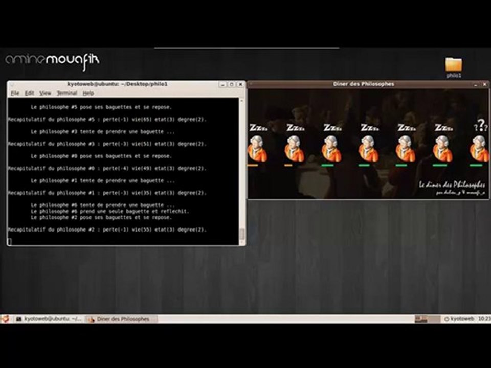 Projet Tek2 {Epitech} Diner des Philosophes