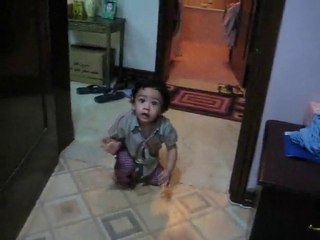 ayaan first walking steps