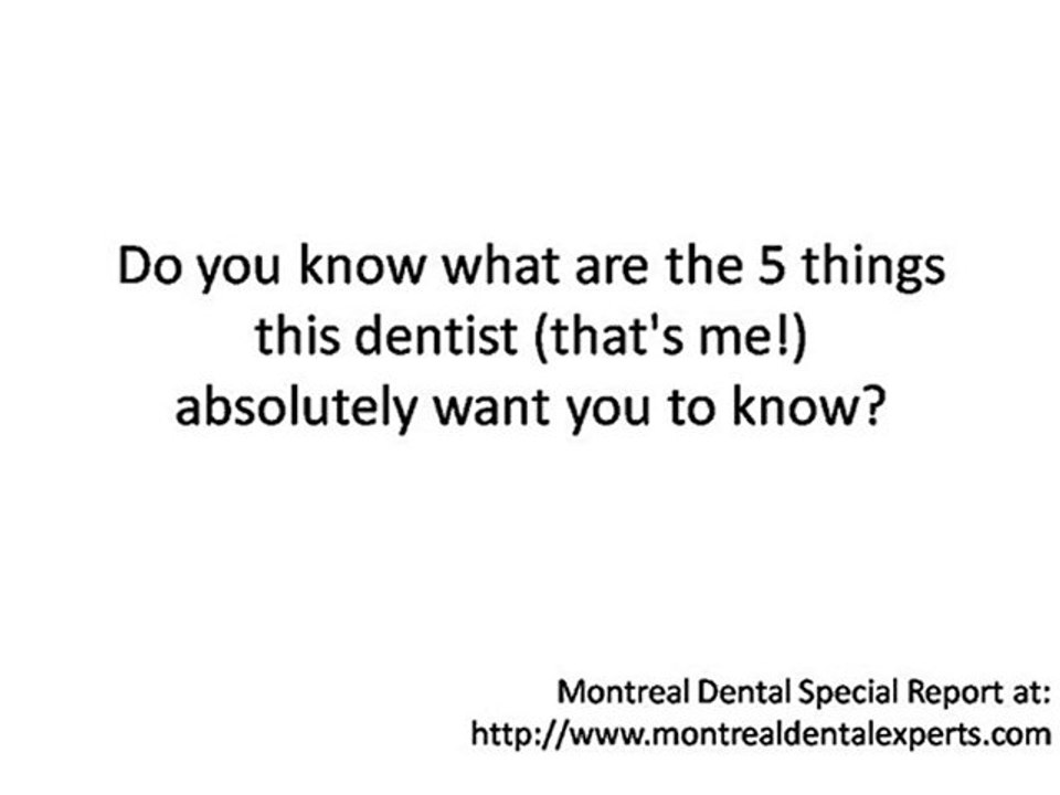 Choosing The Montreal Dentistry Clinics And Dentists