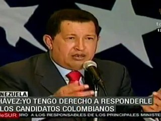 Chávez cuestiona a Insulza y defiende derecho de opinar