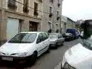 Manif devant le bureau distri d'Asnières