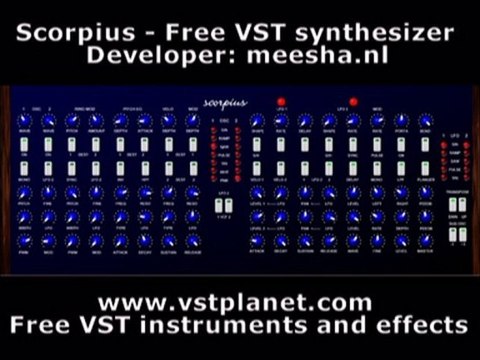Scorpius - Free VST Synthesizer - vstplanet.com