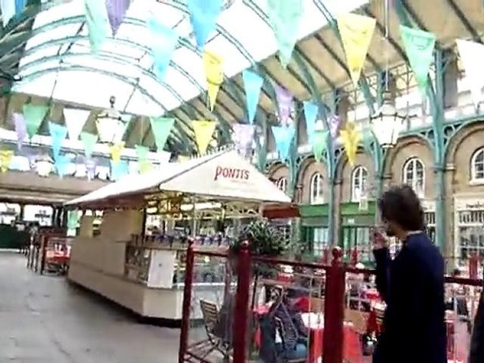 Covent Garden, Londres, con mucha gente