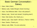 Teach yourself German Phrases - German Language Bakery
