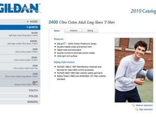 Gildan T-shirts For Screen Printing - Website Tour