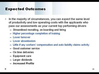 Employment Testing for Truck Drivers