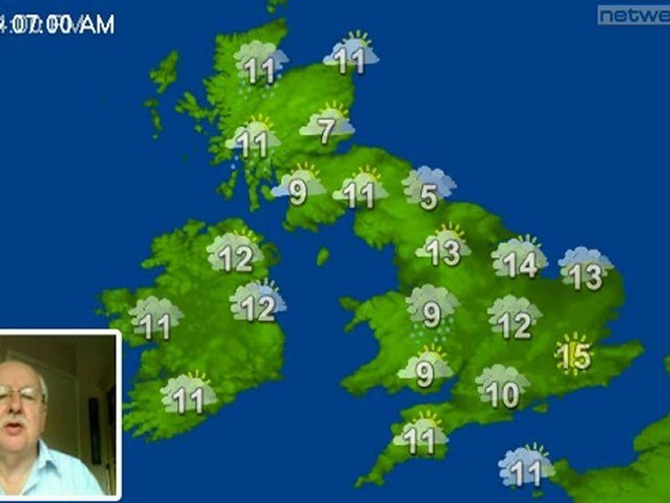 Michael Fish Weekly Forecast, Warm Weather Returns