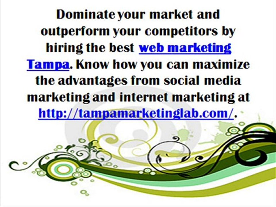 Web Marketing Tampa