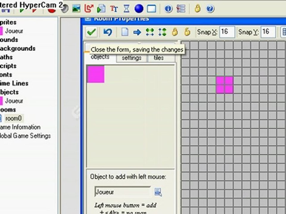 Tutorial sur Game Maker 7