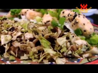 Southern Sesame Fried Tofu and Confetti Cabbage Salad