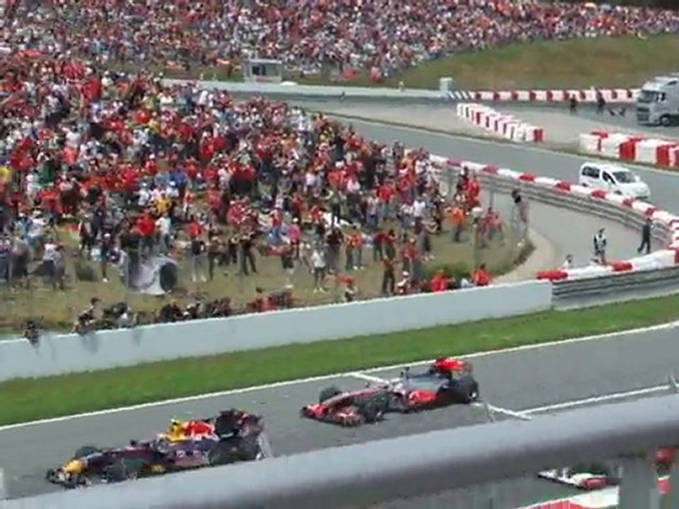 GP España 2010: Salida