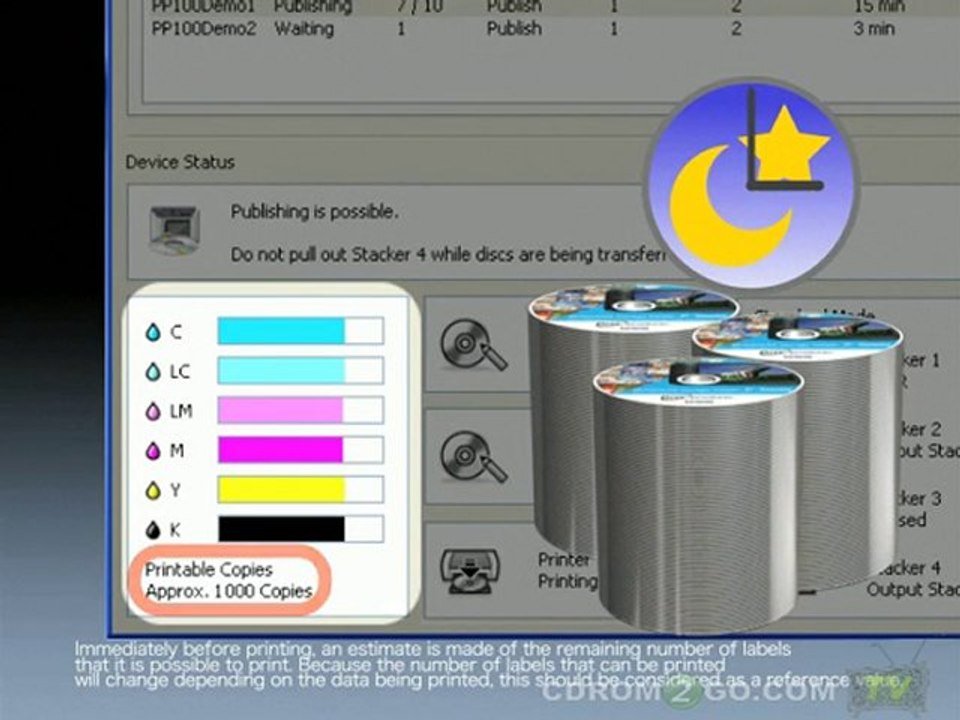 Total Disc Monitor for the Epson DiscProducer