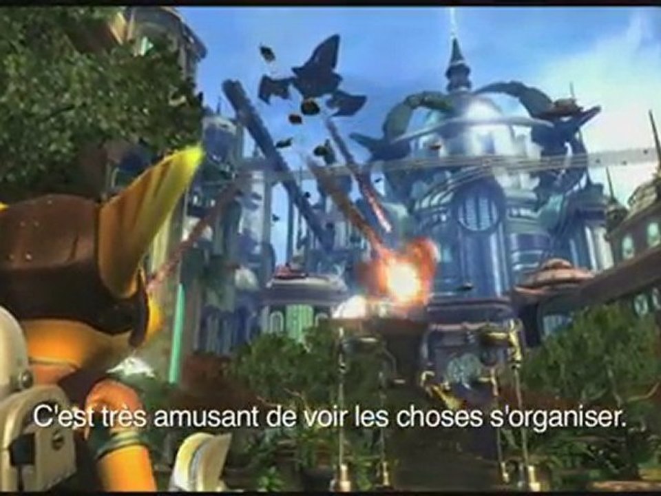 ratchet et clank reportage francais sur l'annimation