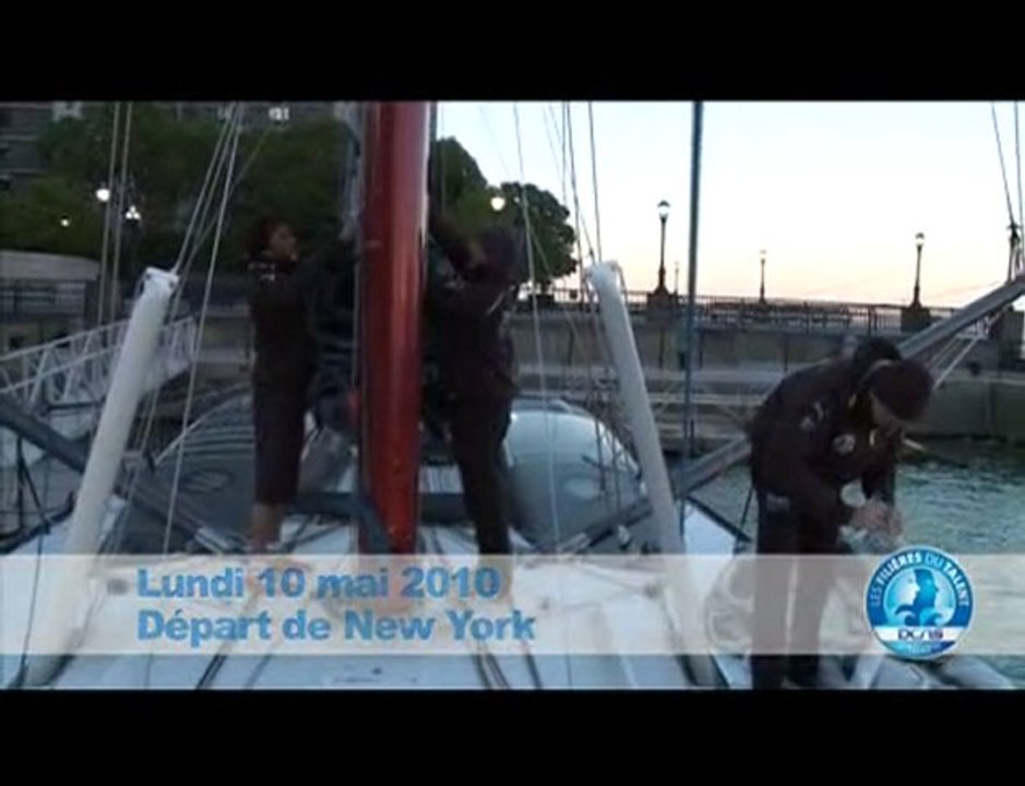 Marc Thiercelin et le 60 pieds DCNS en navigation à New-York