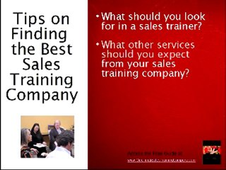 Finding A Cincinnati Sales Training Company