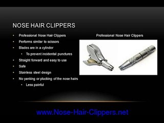 Nose Hair Clippers Are in Style!