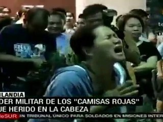 Tailandia: Ejército mata a un opositor y hiere a líder de