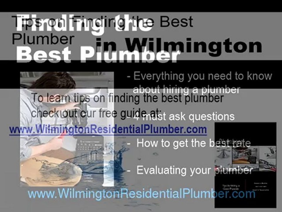 Wilmington Residential Plumber Contractors to Fix Plumbing
