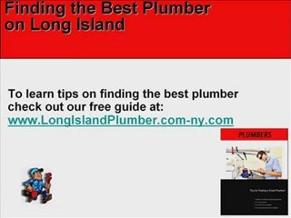 Long Island Plumber - Find the Best Plumber on Long Island
