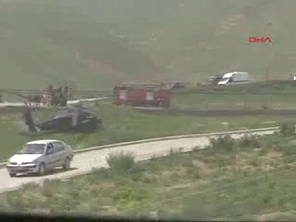 HELIKOPTER SERT İNİŞ YAPTI